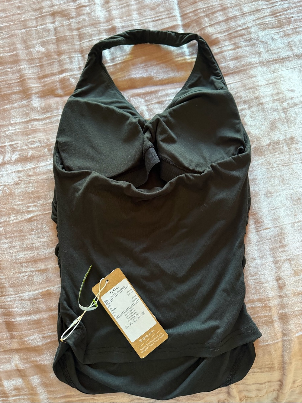 OGL Black Halter Neck Tank - Picture 2 of 4